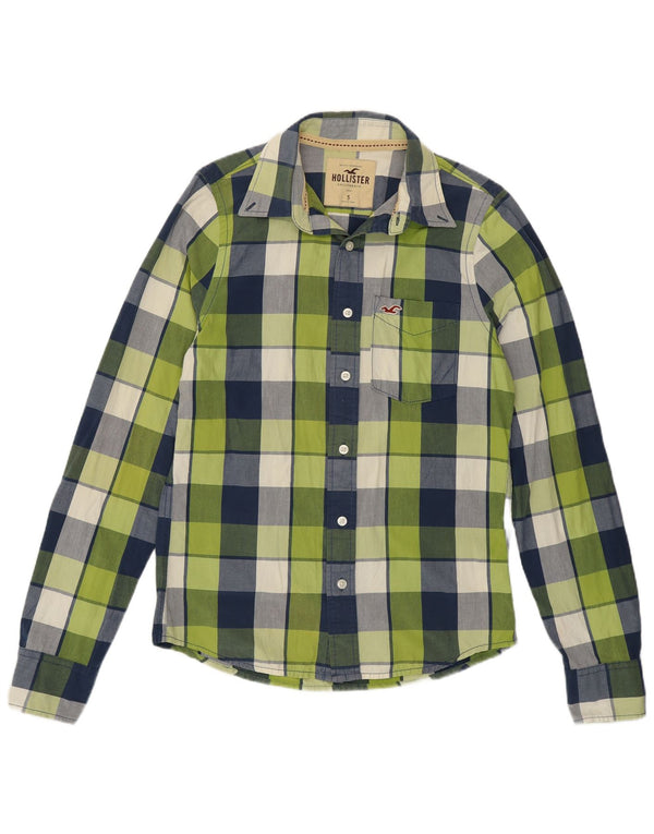 Hollister Chemise Homme Petit Carreau Multicolore Coton