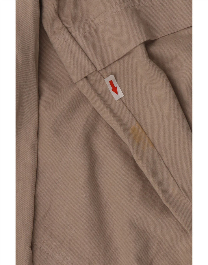 Zara Pantalon cargo large pour femme Petit W26 L33 Beige