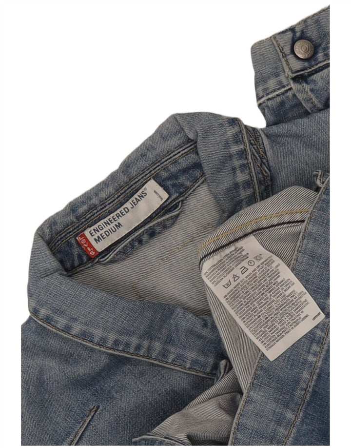 Levi's Veste en Jean Engineered Femme UK 14 Bleu Moyen Coton