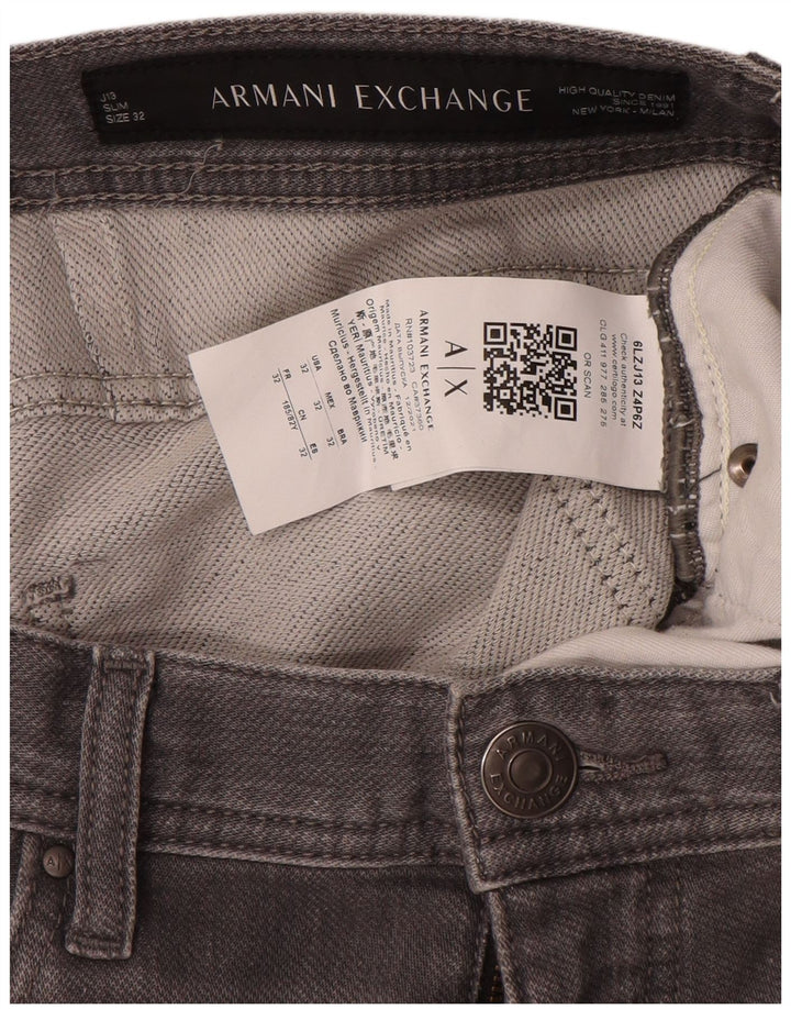 Armani Jean J13 Slim W32 L30 Gris Coton Homme