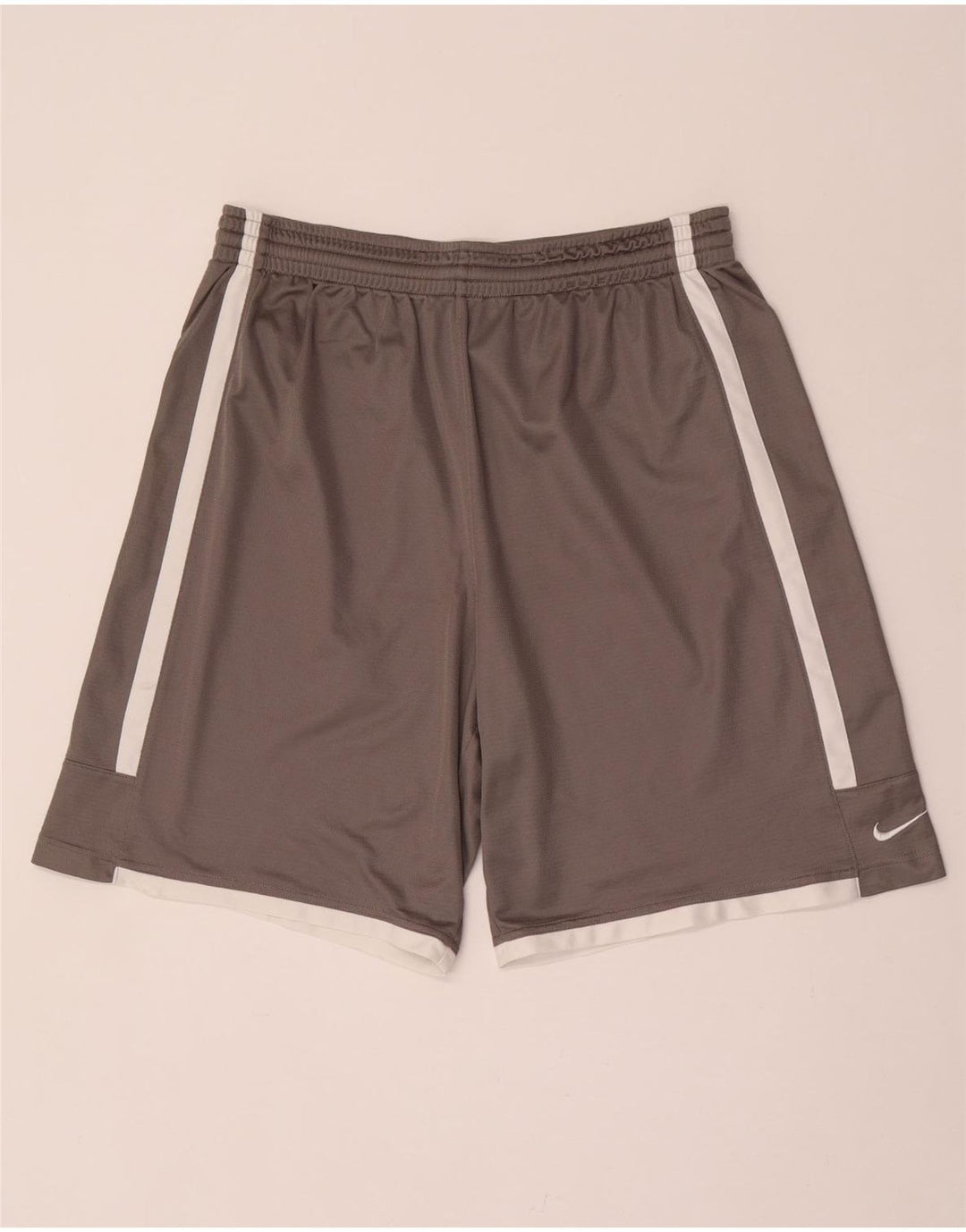 Nike Short de sport Dri Fit XL pour homme Gris Colorblock Polyester