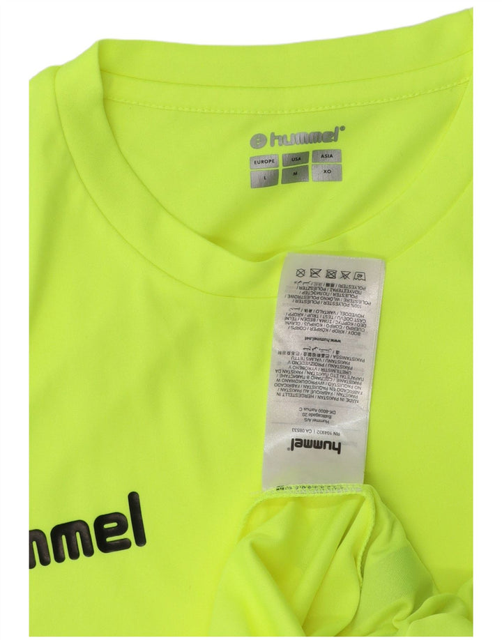 Hummel T-Shirt Graphique Homme Vert Moyen Polyester