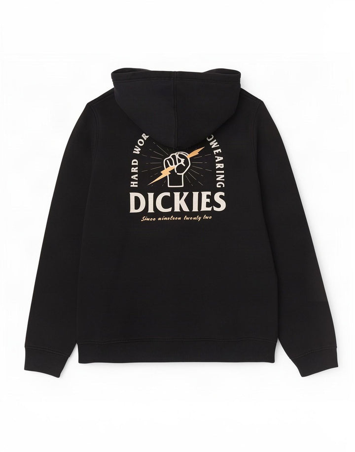 Dickies Pull à Capuche Graphique Homme Noir Moyen Coton