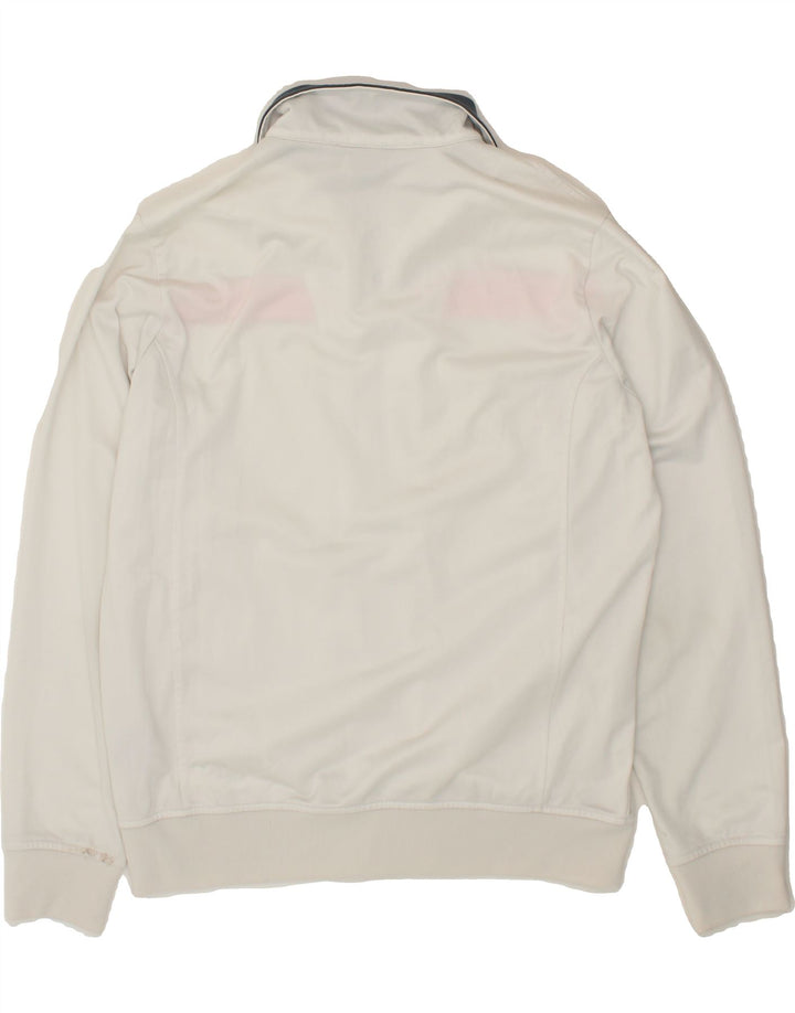 DIADORA Womens Tracksuit Top Jacket UK 16 Large  White Polyester Vintage Diadora and Second-Hand Diadora from Messina Hembry 