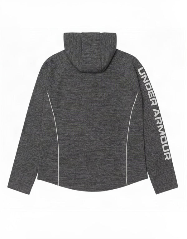 Under Armour Haut graphique coupe ample à manches longues pour femme UK 18 XL Gris moucheté
