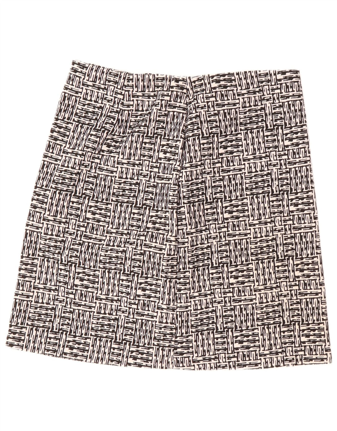 Marks & Spencer Jupe trapèze pour femme UK 16 Large W34 Noir Géométrique