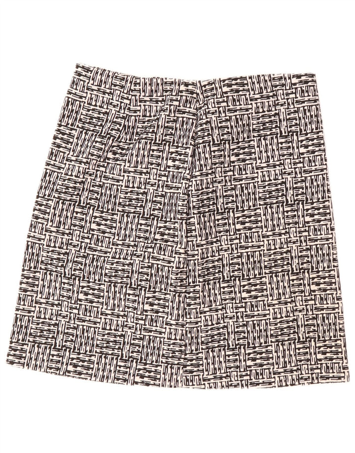 Marks & Spencer Jupe trapèze pour femme UK 16 Large W34 Noir Géométrique