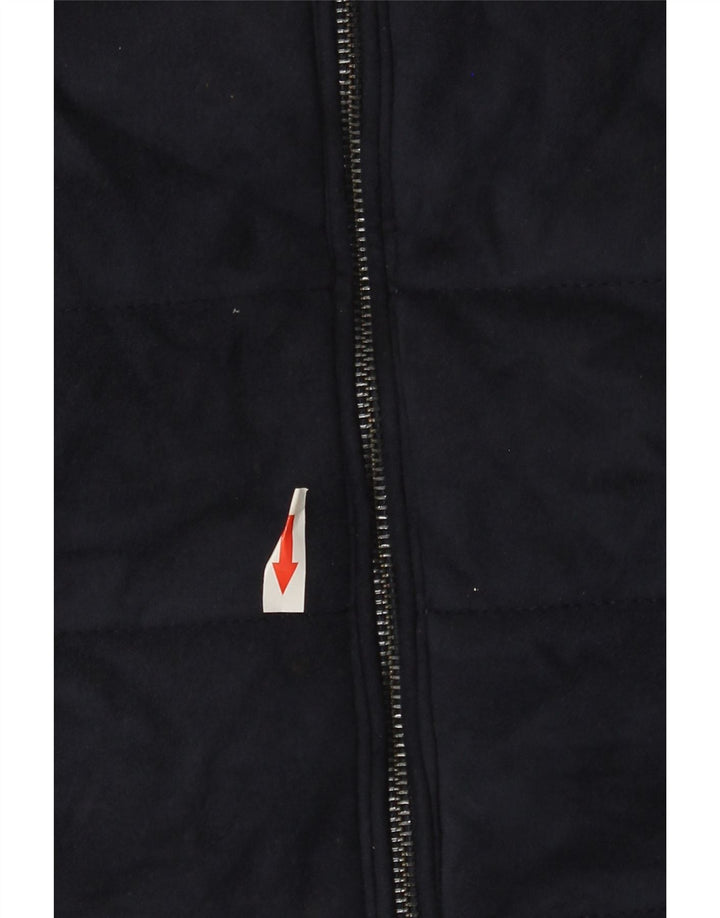 ZARA Gilet rembourré pour homme UK 38 Bleu marine moyen Polyester