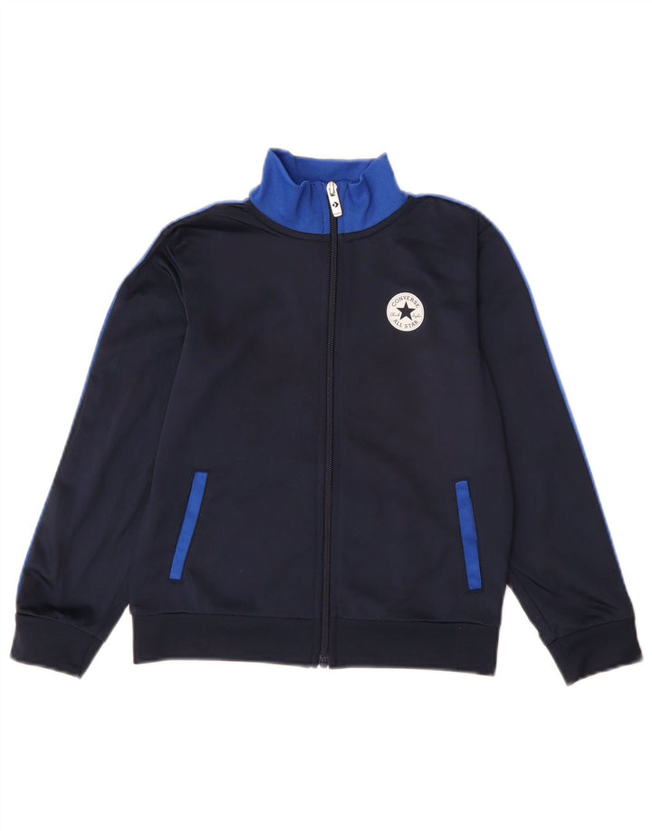 Converse Chuck Taylor Veste de survêtement pour garçon 6-7 ans Bleu marine Taille L