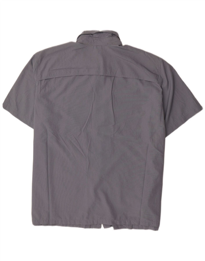 EDDIE BAUER Chemise à manches courtes pour hommes 3XL Bleu Polyester