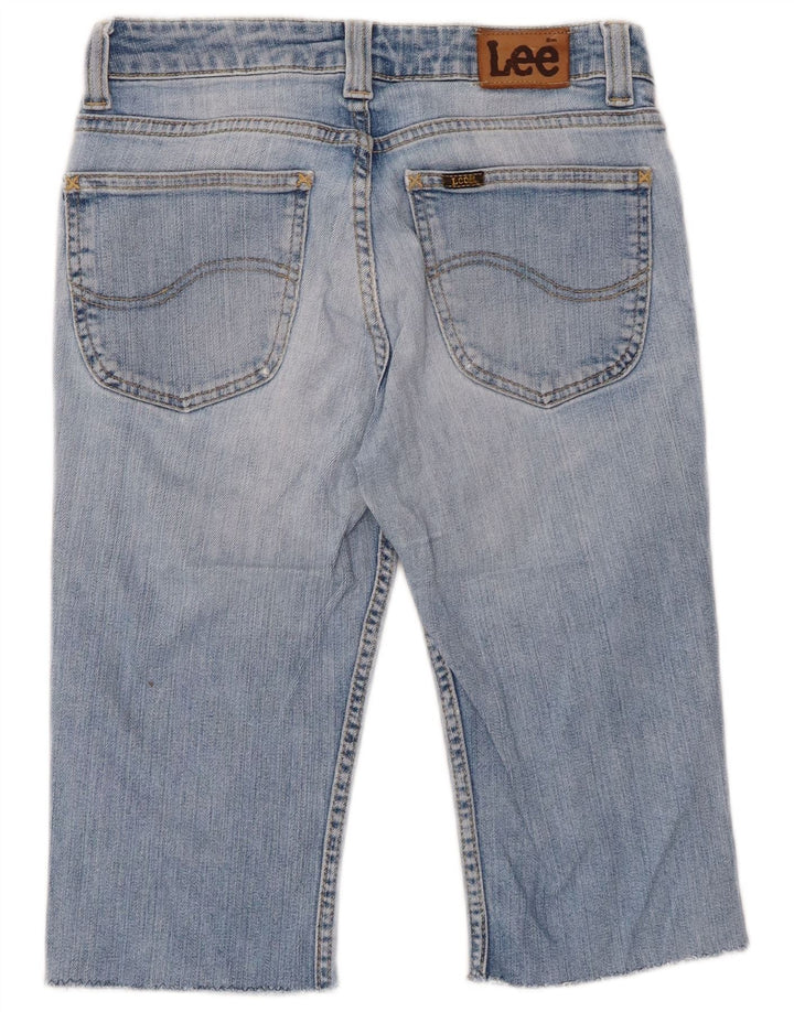 Lee Femme Desoto Bermuda Denim W29 Bleu Moyen Coton