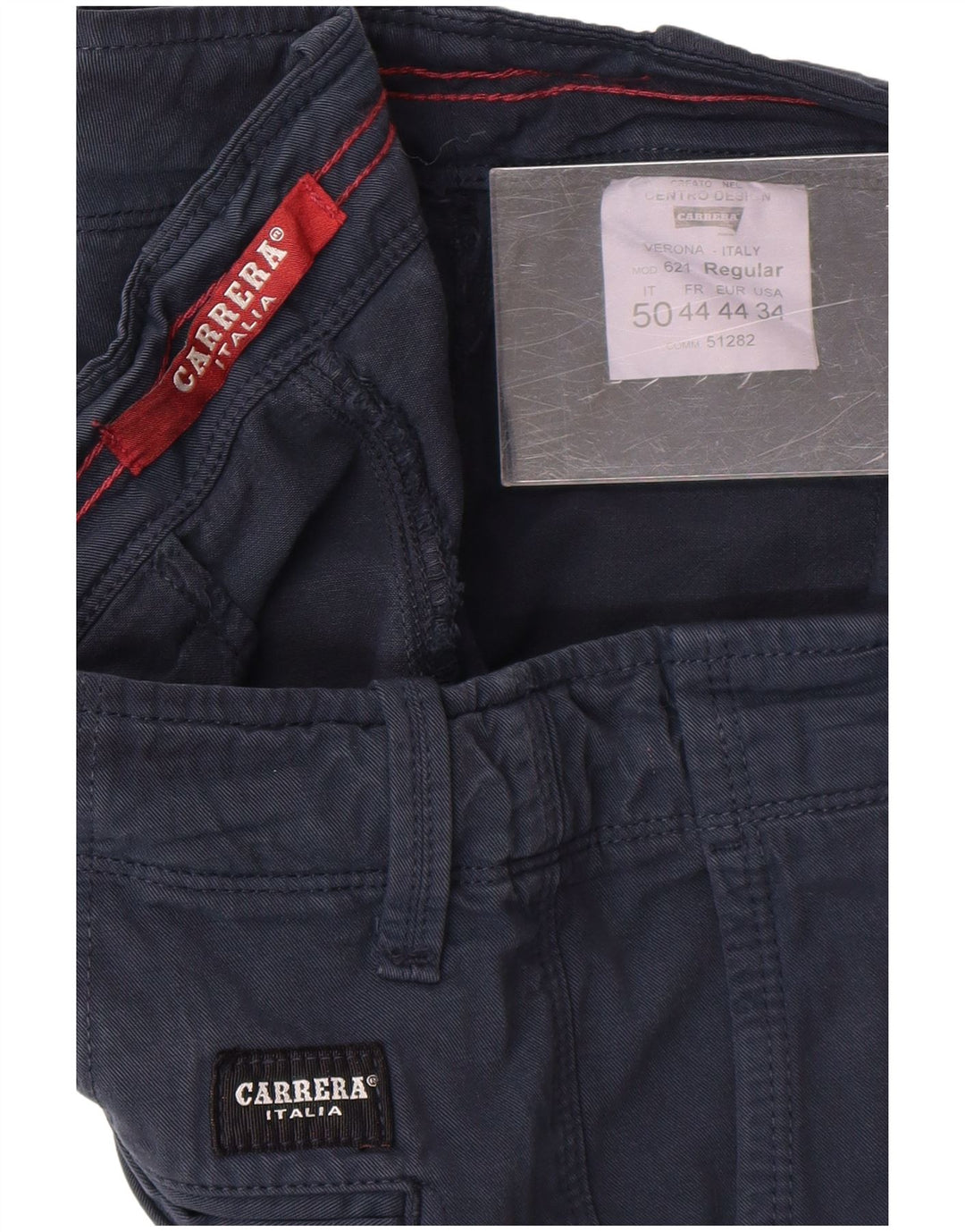 Carrera Short Chino Homme W34 Large Bleu Marine