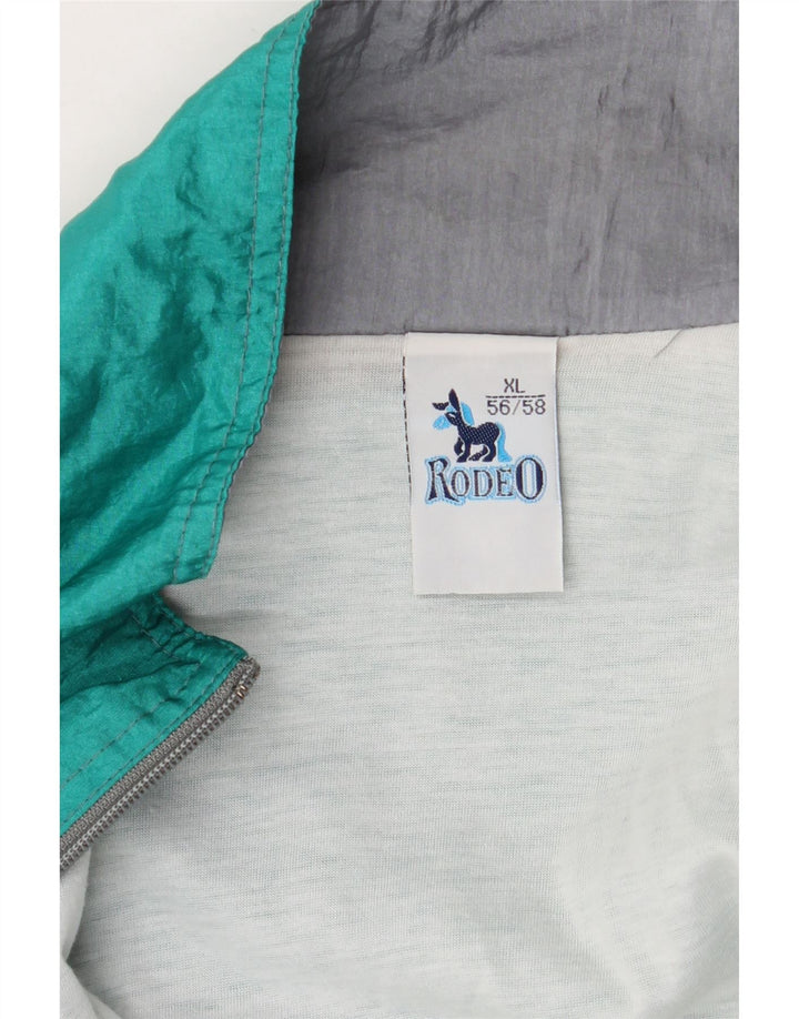 Rodeo Veste de Survêtement Homme XL Gris Colorblock Polyamide