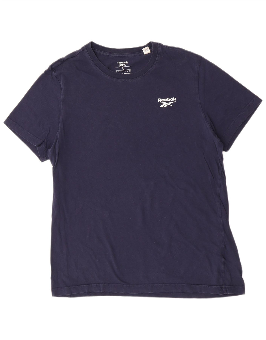 Reebok T-Shirt Homme Haut Large Bleu Marine Coton