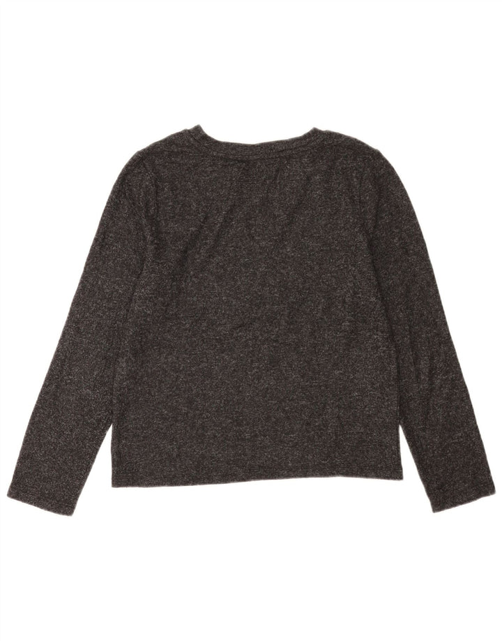 Marks & Spencer Haut à manches longues pour femme UK 42 Gris moyen Polyester