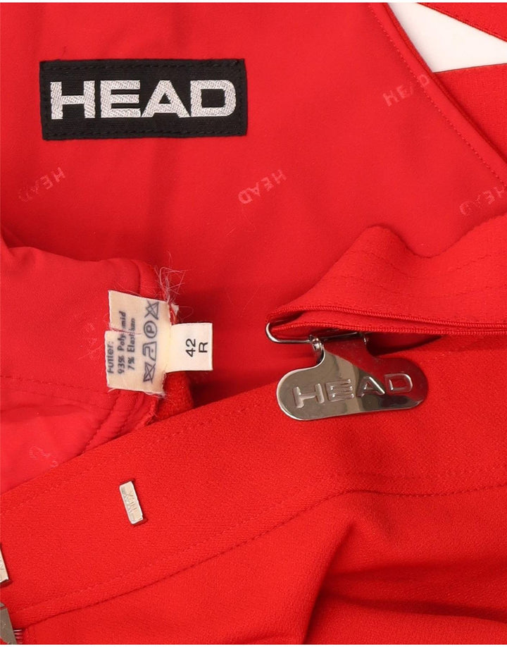 HEAD Salopette Pantalon De Ski Femme IT 42 Rouge Moyen Polyamide