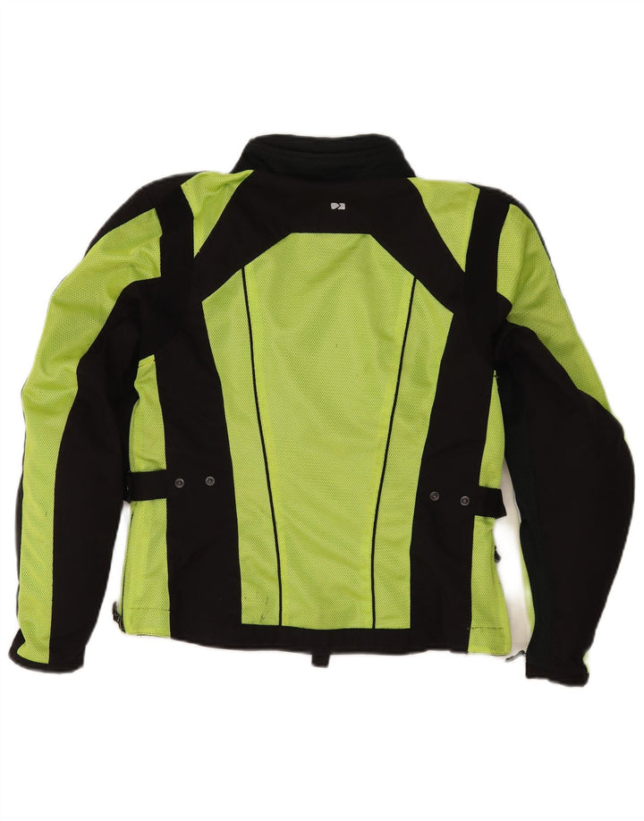 Spidi Womens Graphic Racer Jacket UK 10 Petit Vert Colorblock Polyester