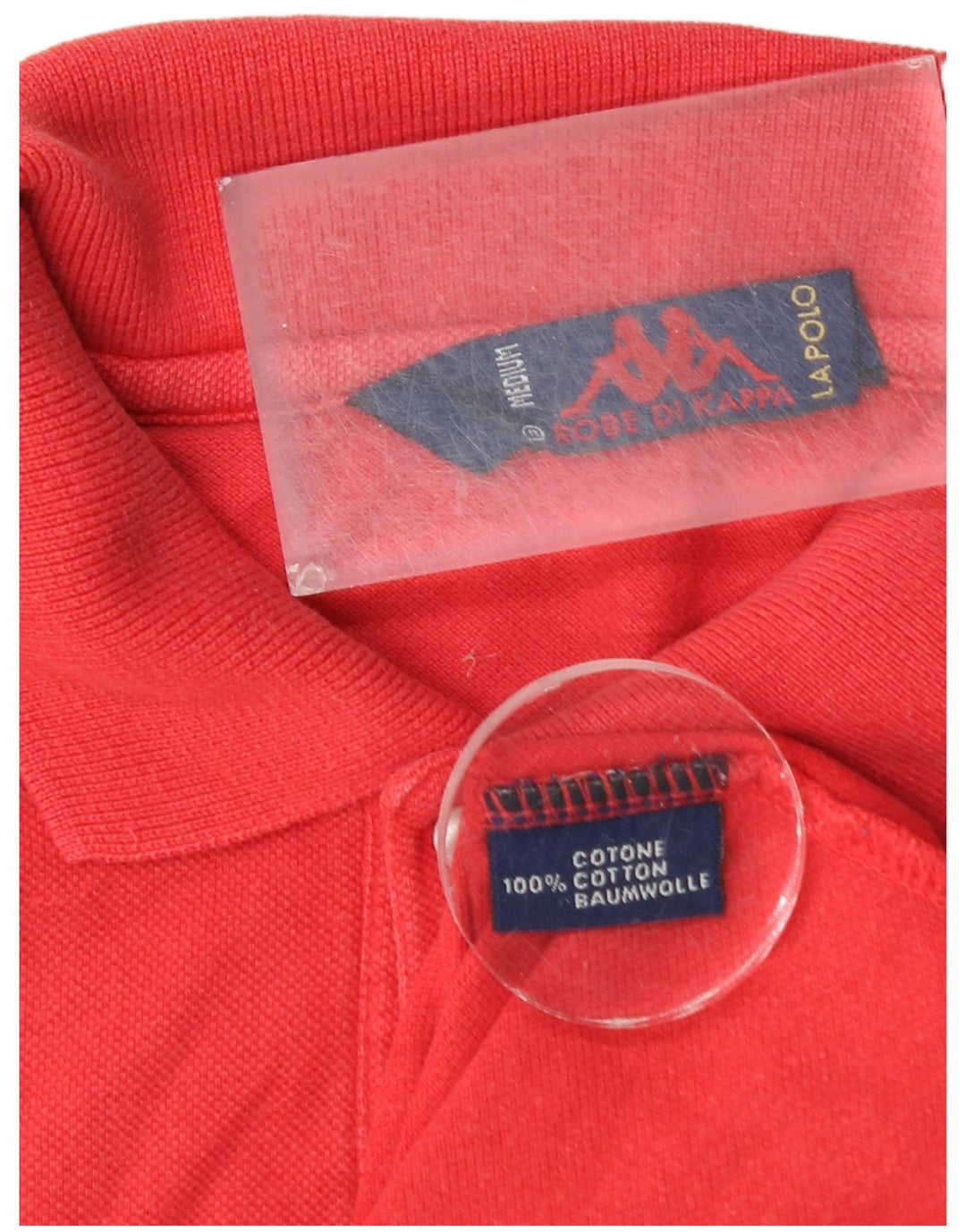 Kappa Polo Homme Rouge Moyen Coton