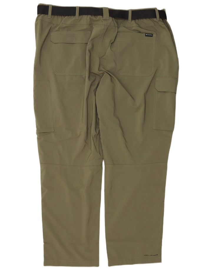 Columbia Pantalon Cargo Droit Homme W54 L32 Kaki Polyester