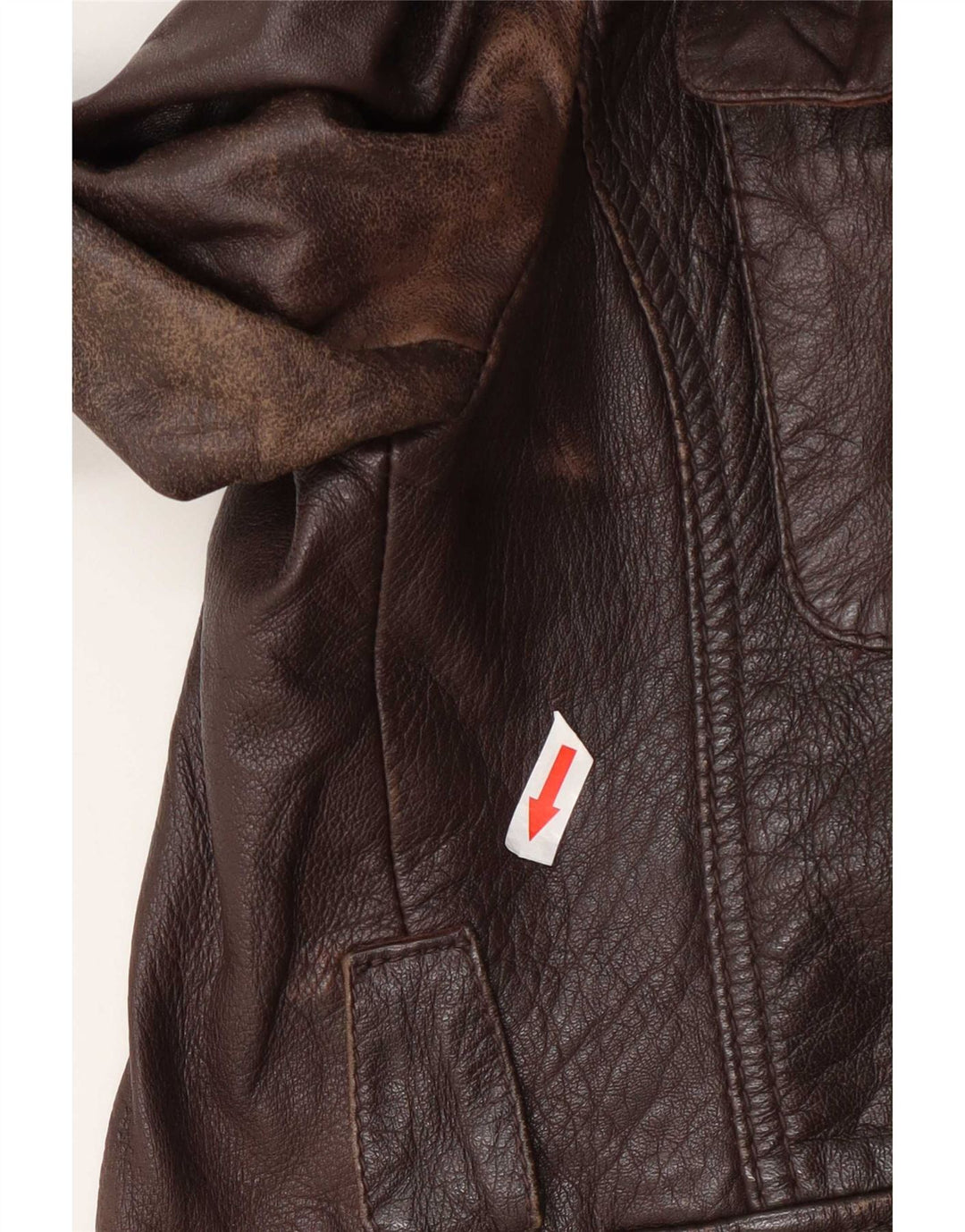 Chyston Veste utilitaire en cuir pour femme UK 12 Marron moyen