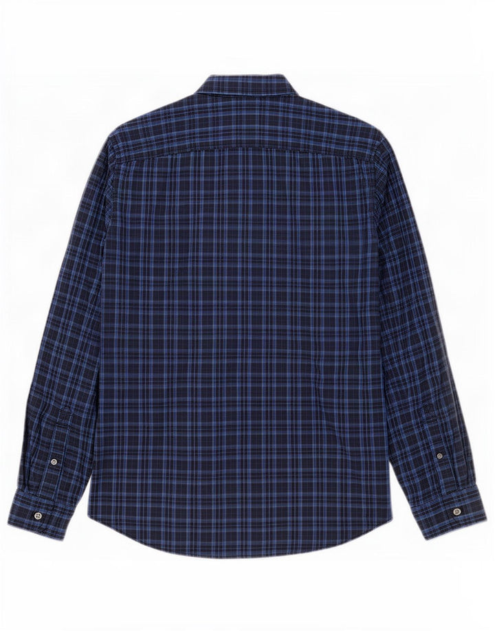 Timberland Chemise Slim Fit Homme Bleu Moyen Carreaux Coton