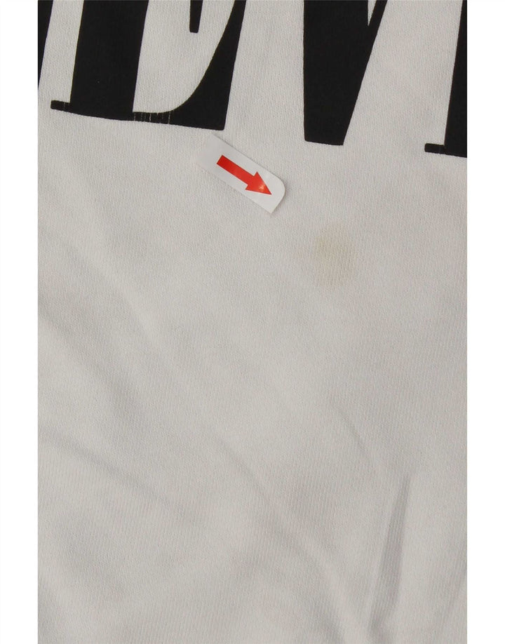 Levi's Sweat-Shirt Relaxed Graphic Homme Blanc Small Coton