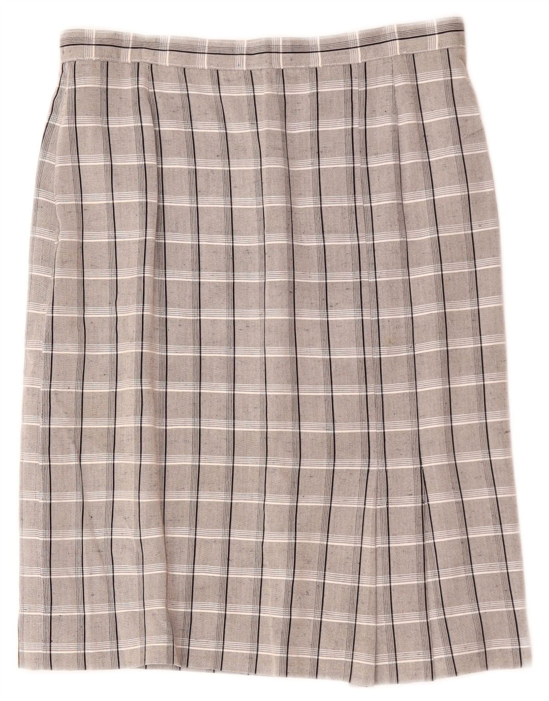 jupe droite femme vintage W30 Carreau gris moyen