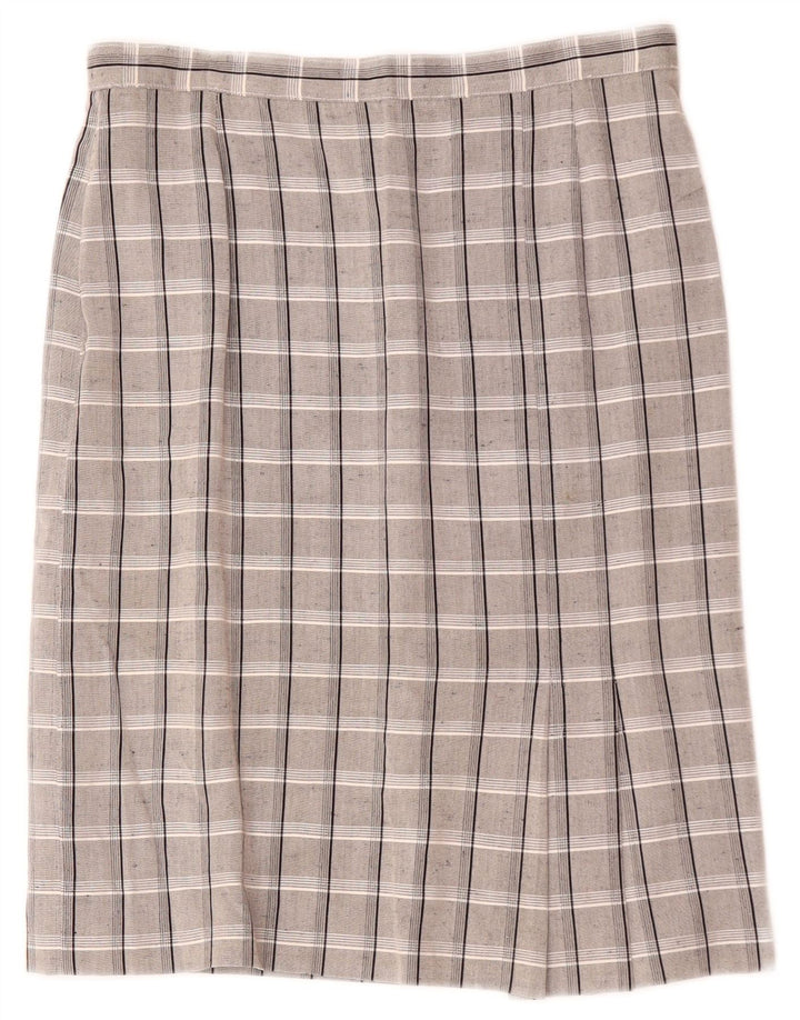 jupe droite femme vintage W30 Carreau gris moyen