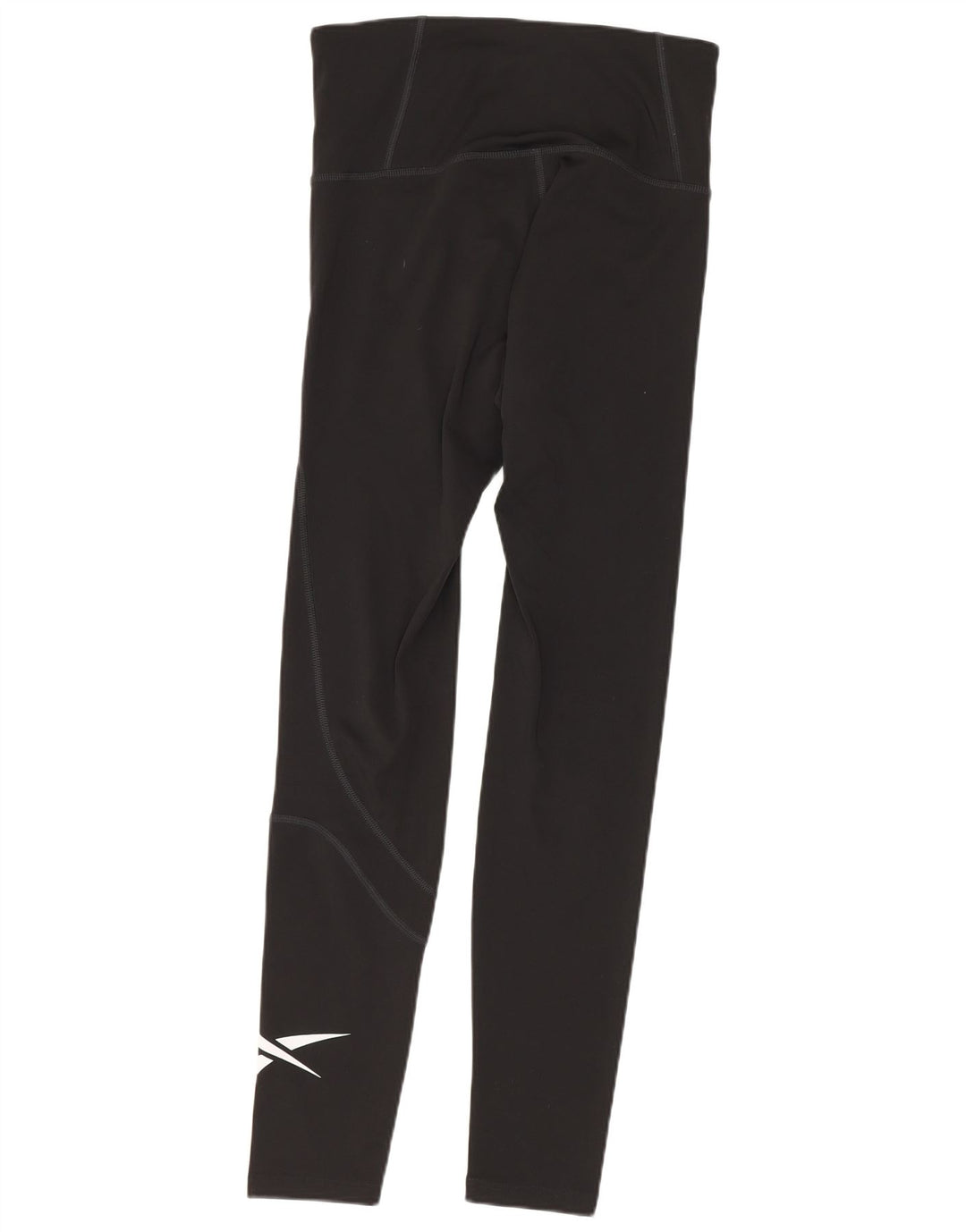 Reebok Leggings Femme UK 8/10 Petit Noir Polyester