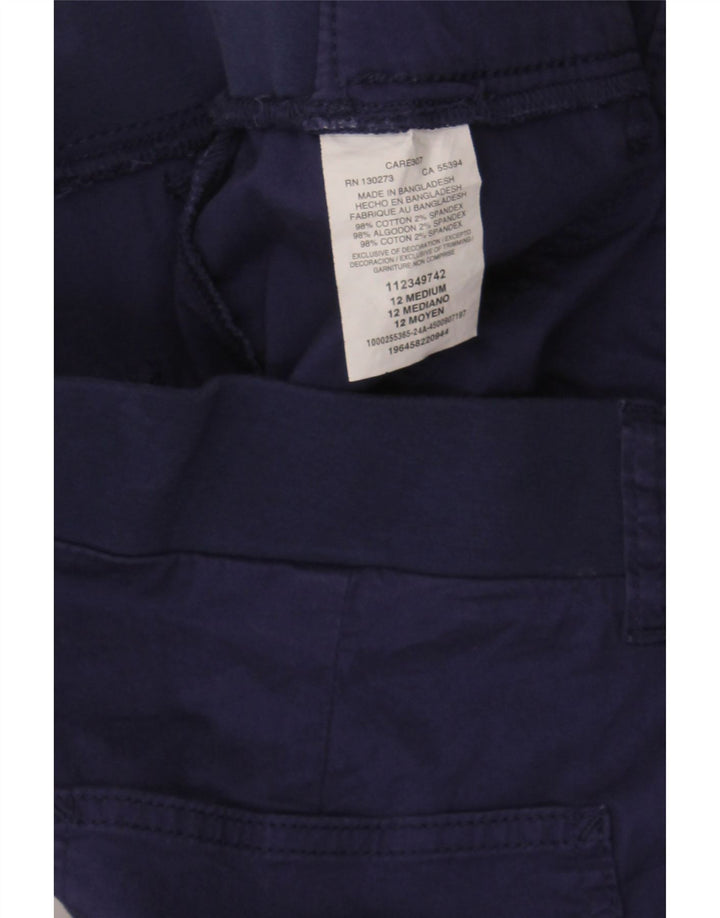 LEE Womens Bermuda Shorts US 12 Large W32  Navy Blue Cotton Vintage Lee and Second-Hand Lee from Messina Hembry 