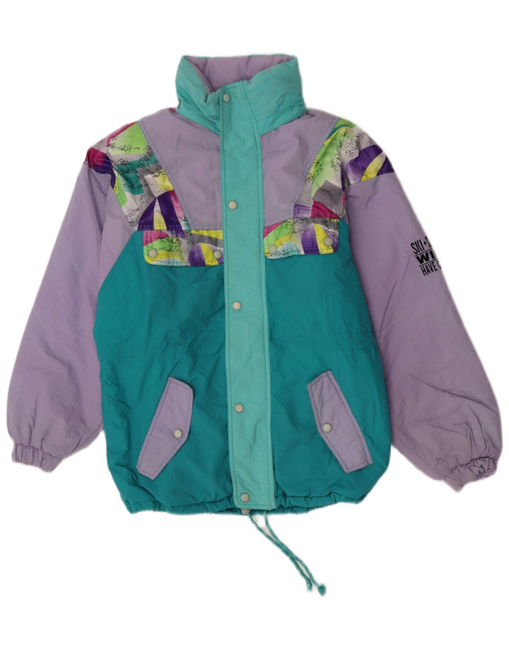 Cacao Veste de ski graphique coupe ample pour homme IT 46 Small Multicolore