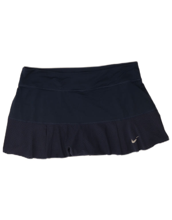Nike Jupe-short de tennis pour femme Bleu marine Taille L
