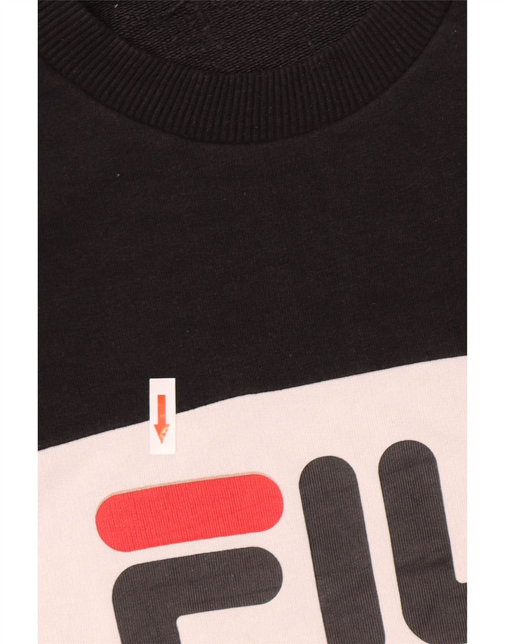 Fila Sweat-shirt graphique pour homme, petit, multicolore, colour block