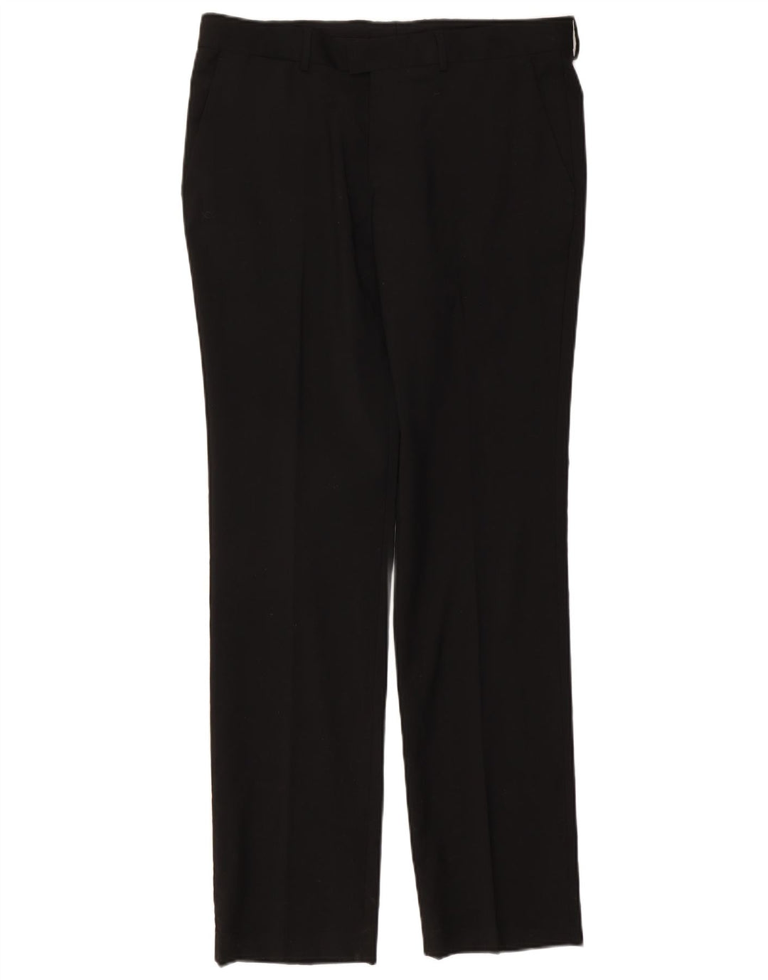 Zara Pantalon de costume slim pour homme EU 44 Large W34 L34 Noir Polyester
