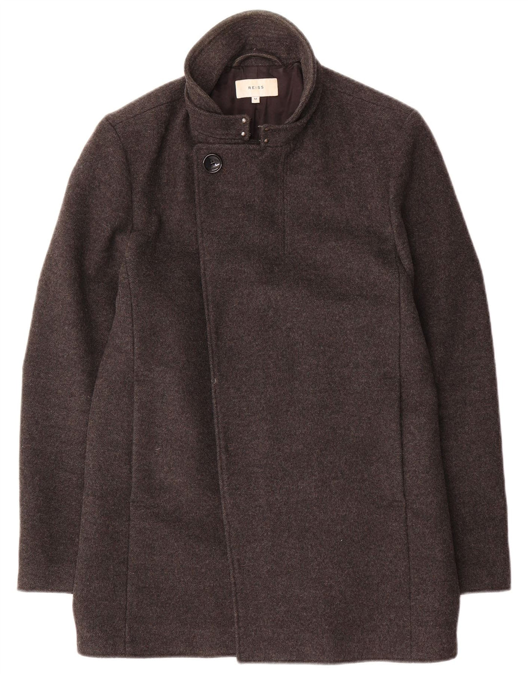 Reiss Manteau Homme UK 38 Laine Gris Moyen