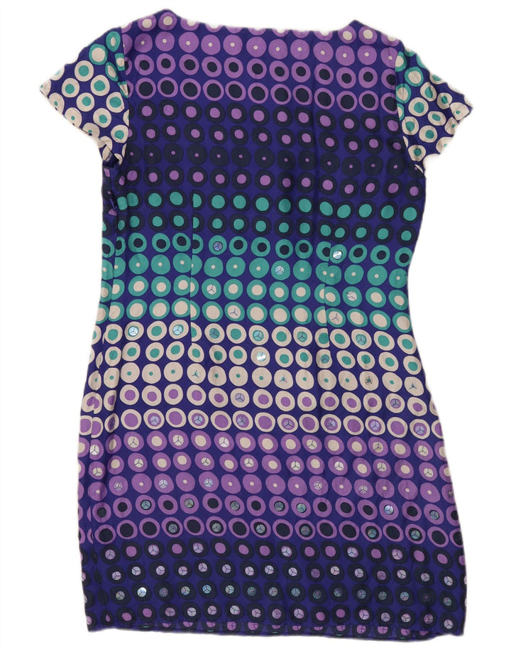 Robe fourreau Boden pour femme UK 42 Medium Multicolore Géométrique Soie Moderne