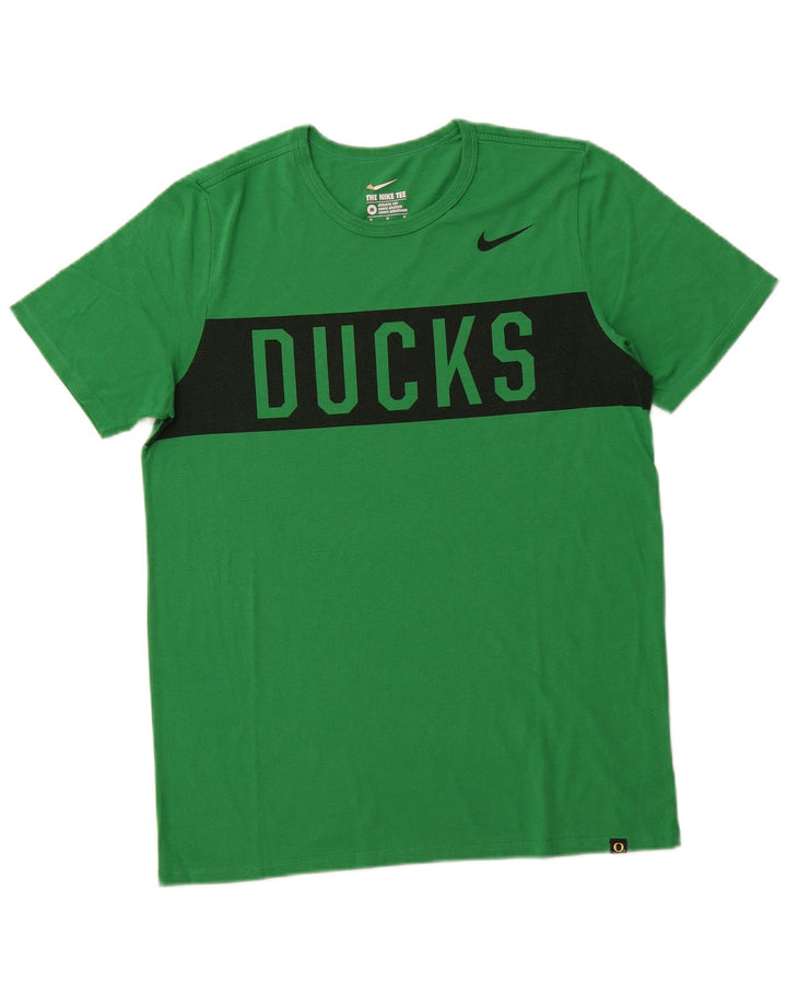 NIKE T-Shirt Graphique Oregon Ducks Homme Vert Moyen Colorblock