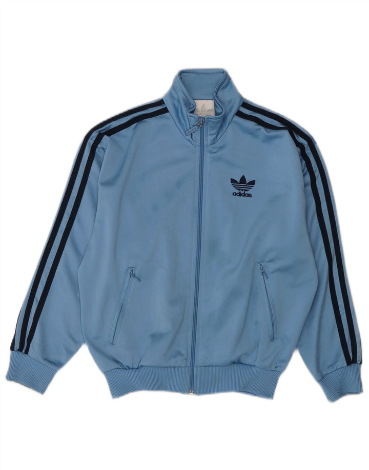 Veste de survêtement Adidas Garçon 9-10 ans Bleu Polyester