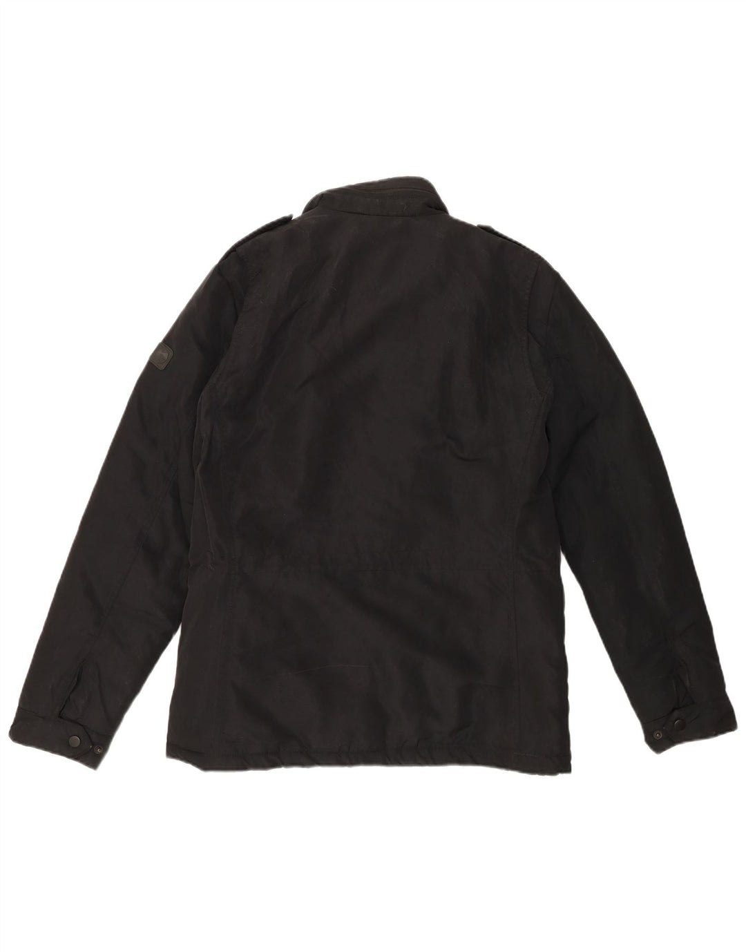 Liu Jo Veste coupe-vent militaire pour homme UK 36 Small Noir Polyester