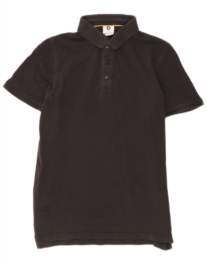 Jack & Jones Polo Graphique Homme Noir Moyen Coton Colorblock