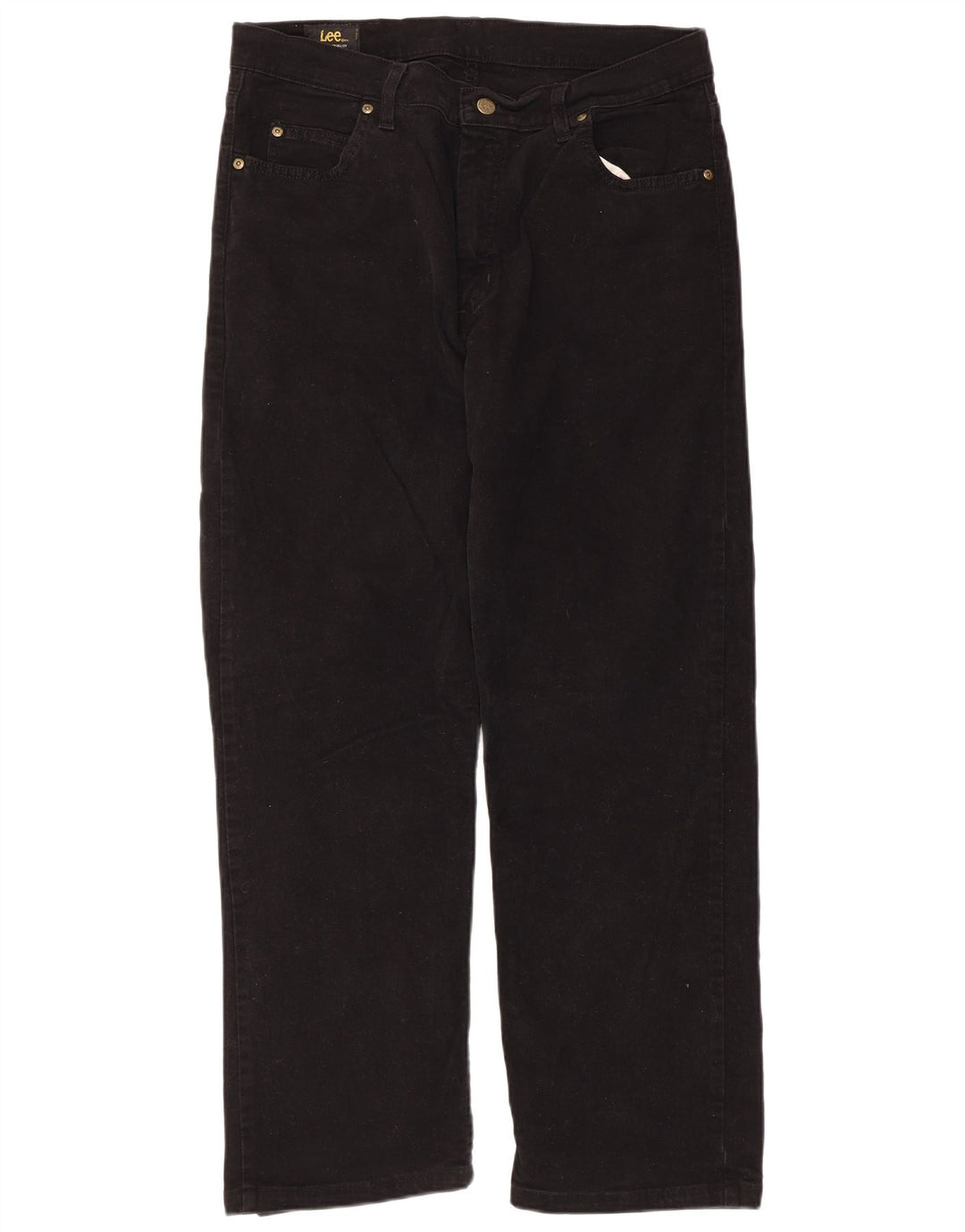 Lee Jean Droit Brooklyn Homme W36 L28 Noir Coton