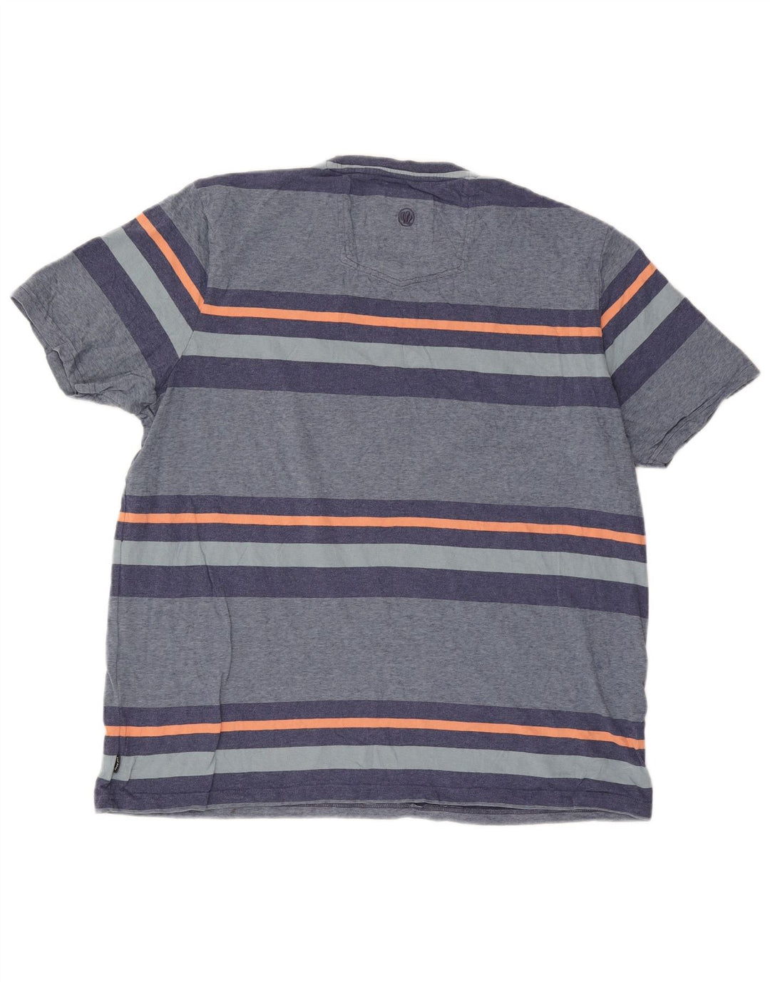 Fat Face T-Shirt Homme Top 2XL Bleu Rayé