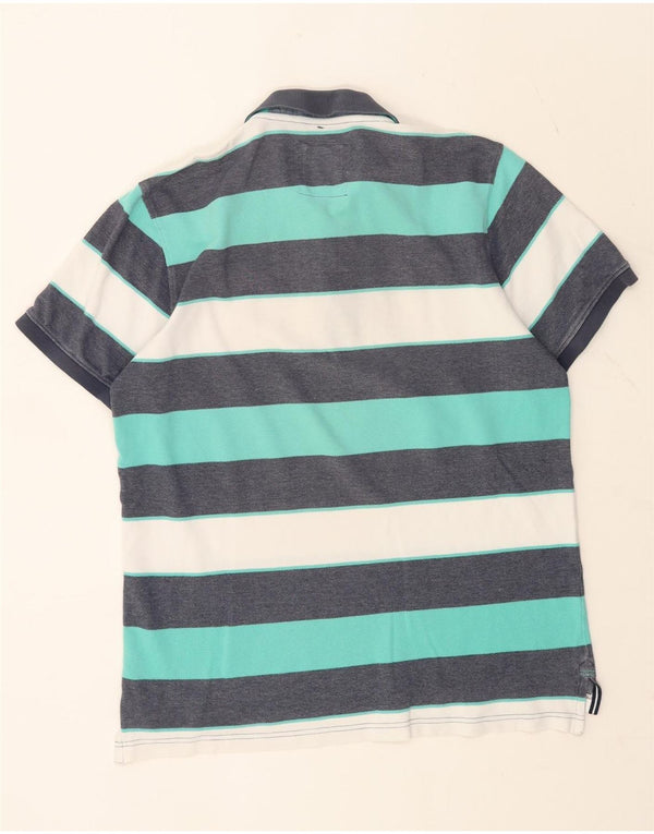 Crew Clothing Polo Homme Grand Coton Rayé Multicolore