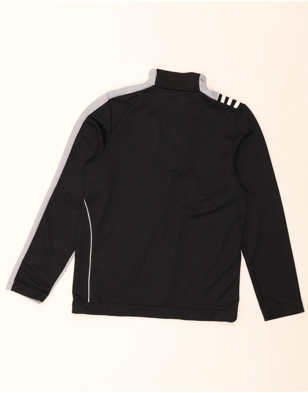 Adidas Haut de Survêtement Climalite Pullover Garçon 13-14 Ans Noir Colorblock