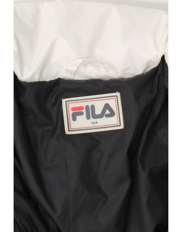 Fila Veste matelassée à capuche garçon 15-16 ans Nylon color block multicolore