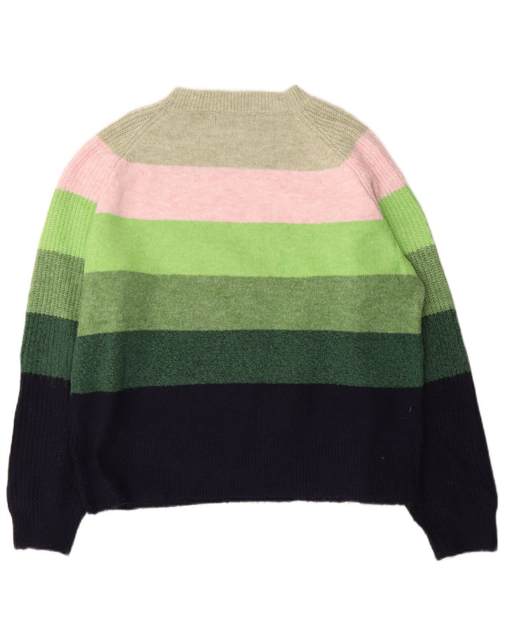 Marks & Spencer Pull col bateau pour femme UK 14 Medium Multicolore
