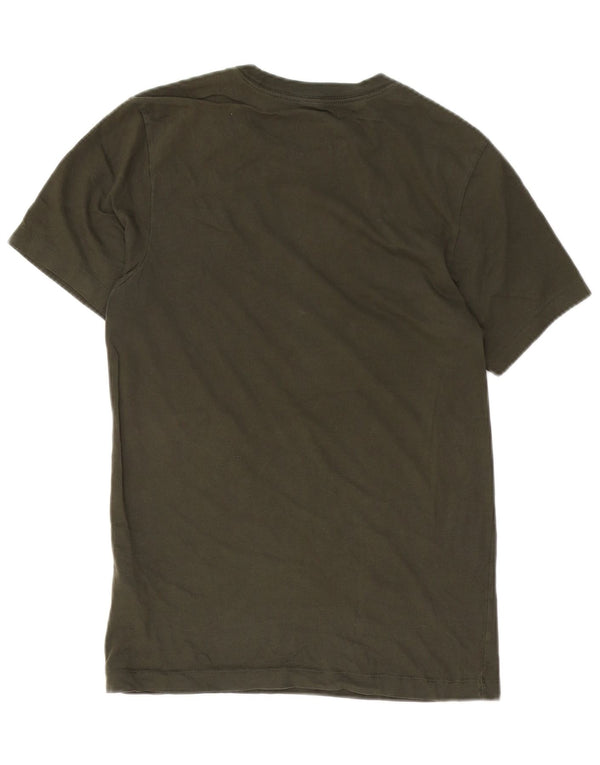 Nike T-Shirt Homme Top XS Kaki Coton