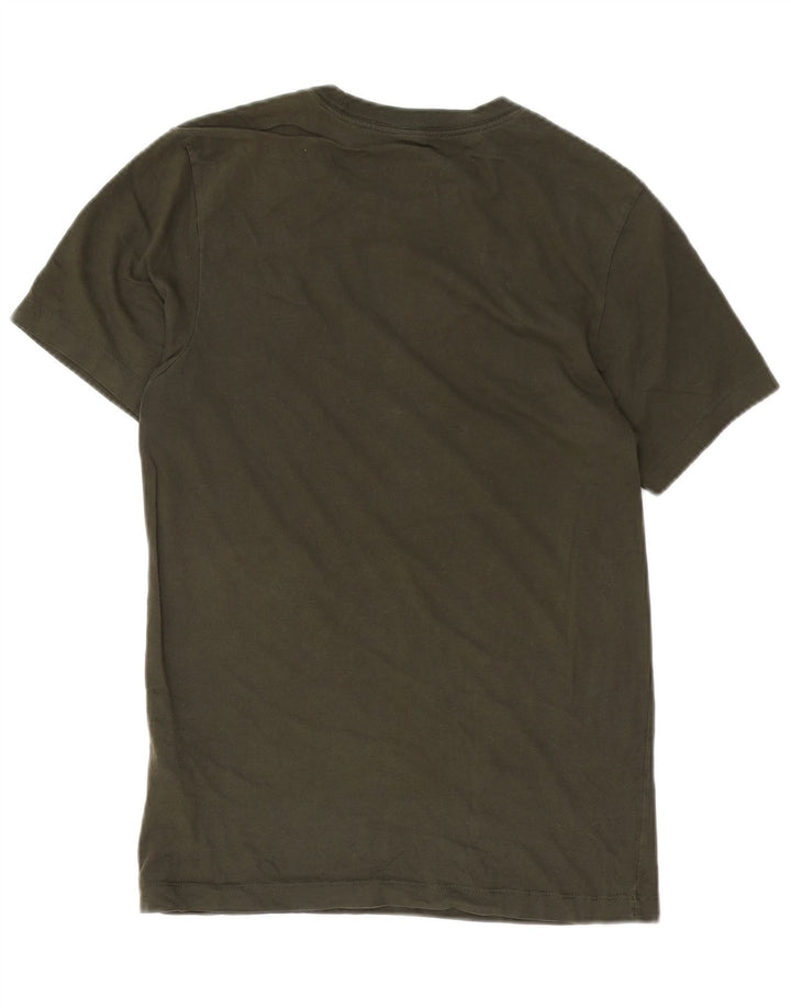 Nike T-Shirt Homme Top XS Kaki Coton