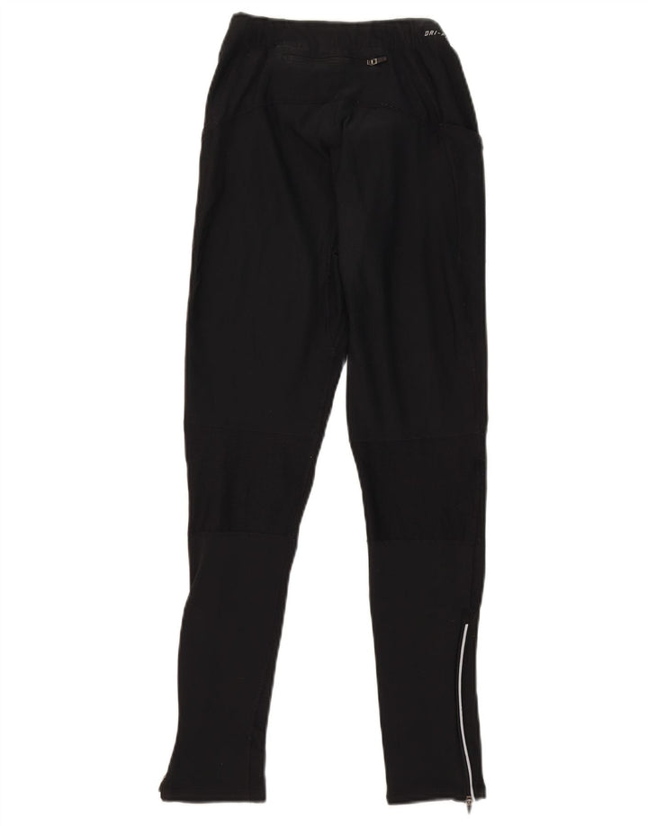 NIKE Legging Dri Fit pour femme UK 8 Small Noir Polyester