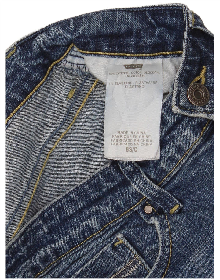 Levi's Jean Slim Taille Mi-haute Femme US 8 Medium W28 L28 Bleu Coton